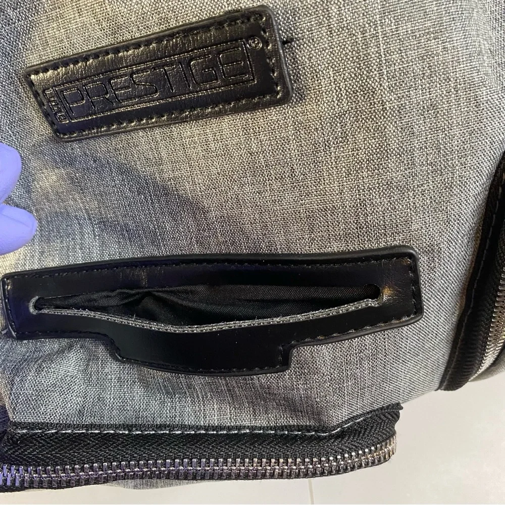 CRG‎ Prestige Lightweight Gray with Black Trim Detail Travel/Laptop/Book Bag